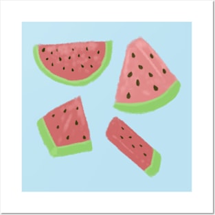 Watermelon Cut in Half Posters and Art